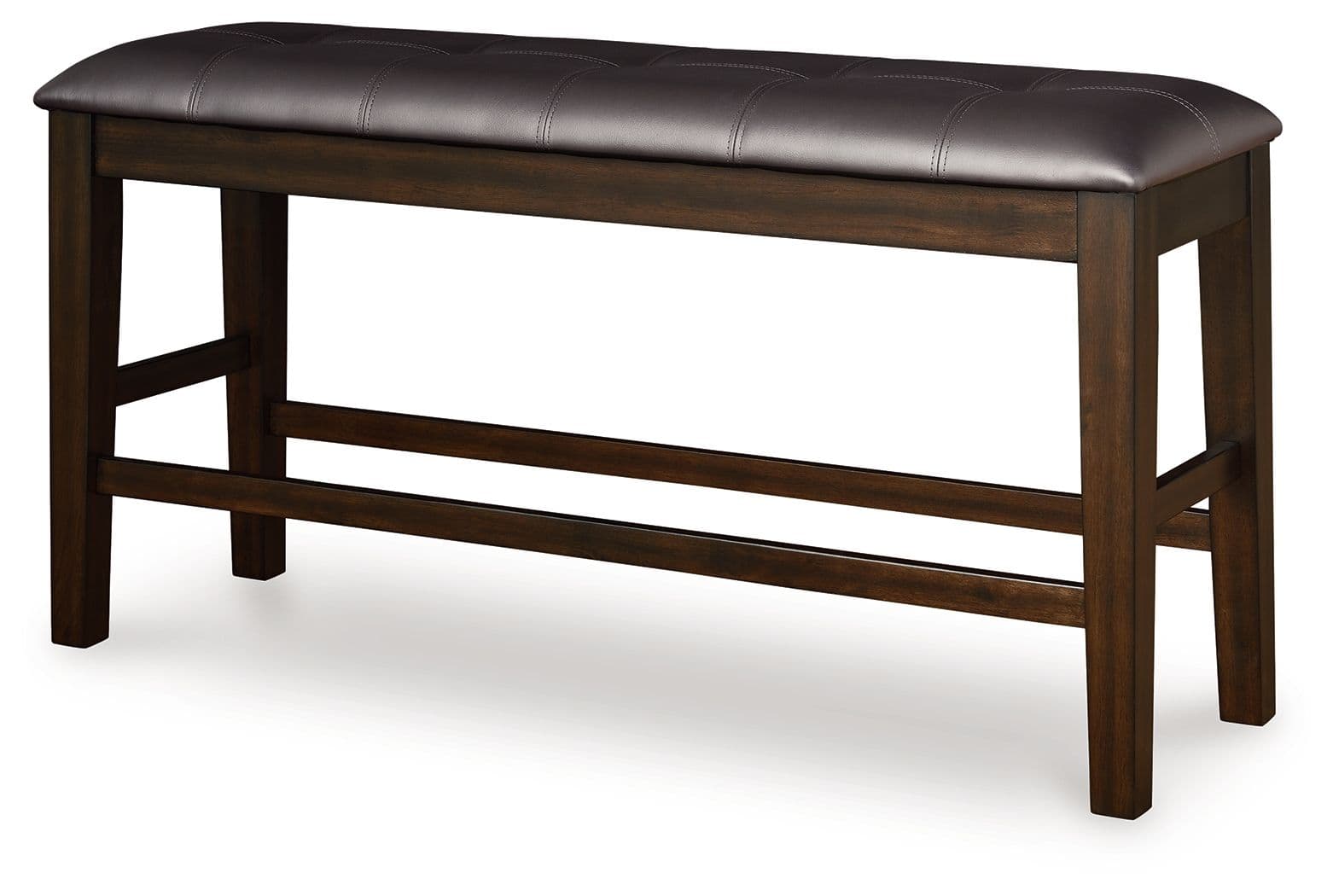 Double Counter Height Upholstered Bench