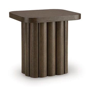 Darimore - Rectangular End Table - Burnished Brown