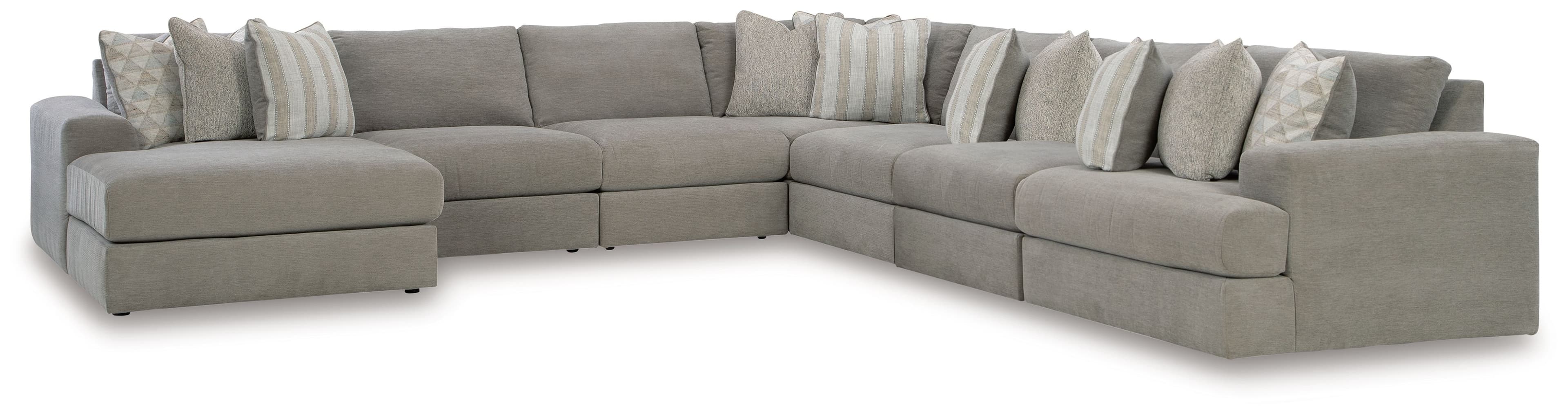7-Piece Sectional With Laf Corner Chaise