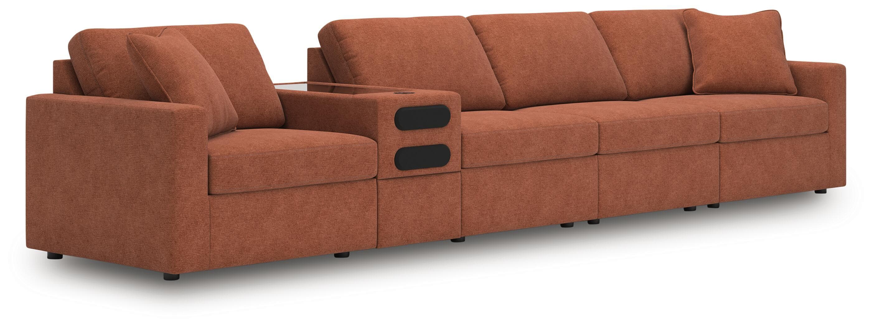 5-Piece Sectional With Audio Console