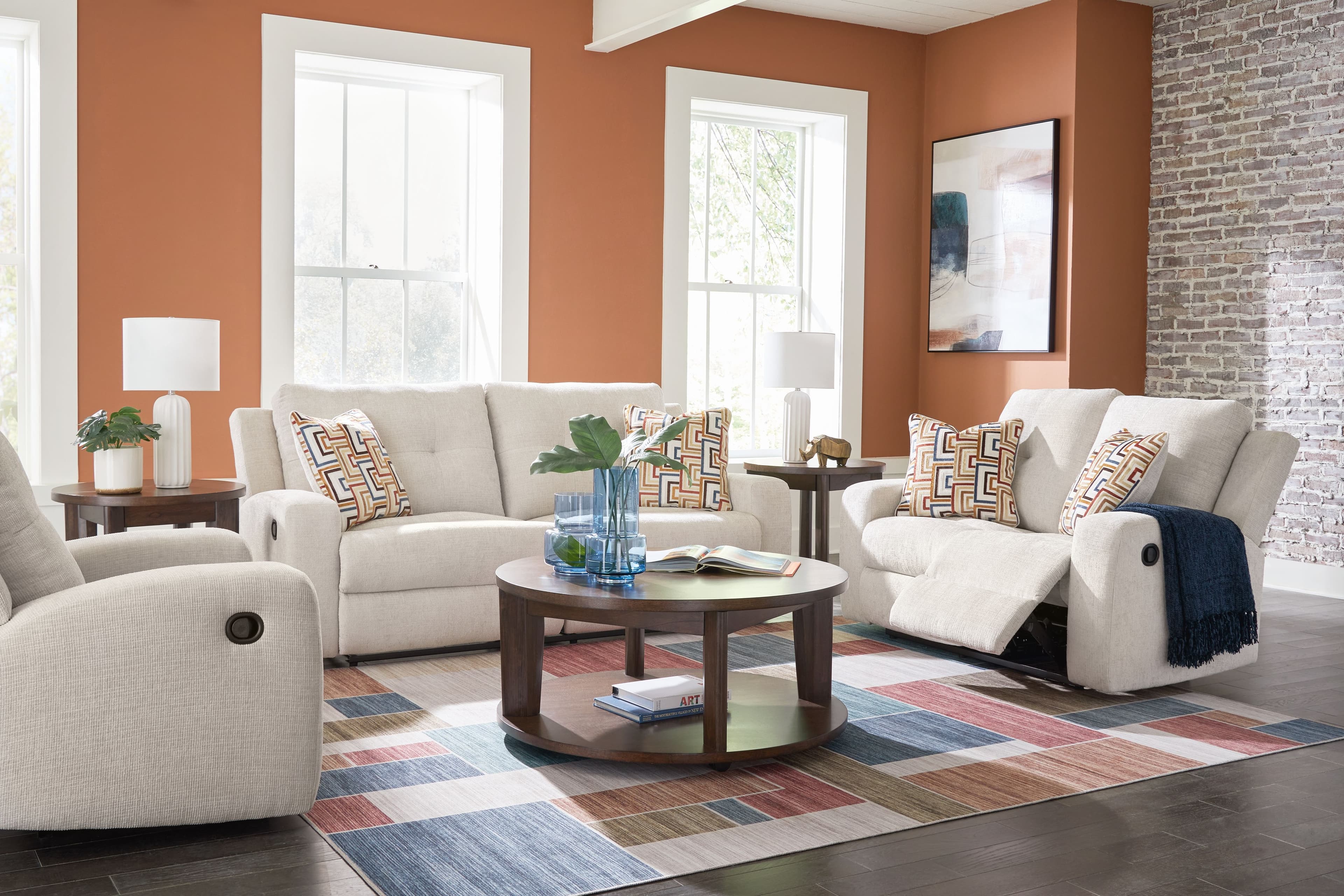 3 Pc. · Reclining Sofa, Reclining Loveseat, Recliner
