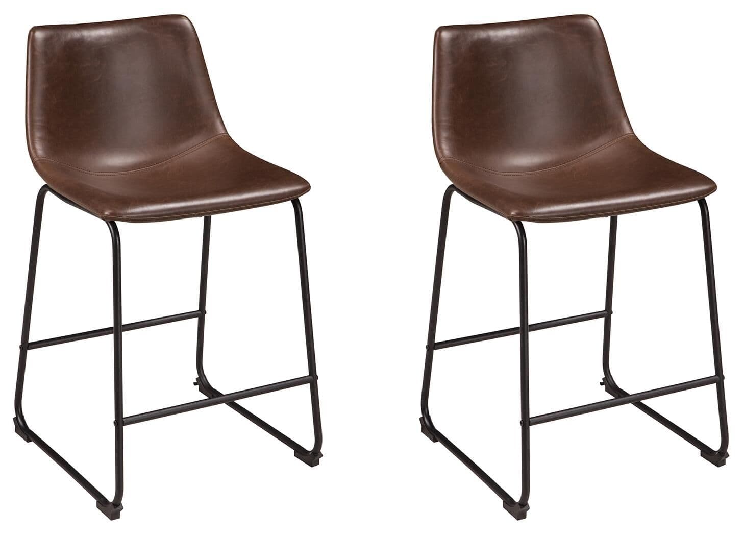 Centiar - Upholstered Barstool (Set of 2) - Brown