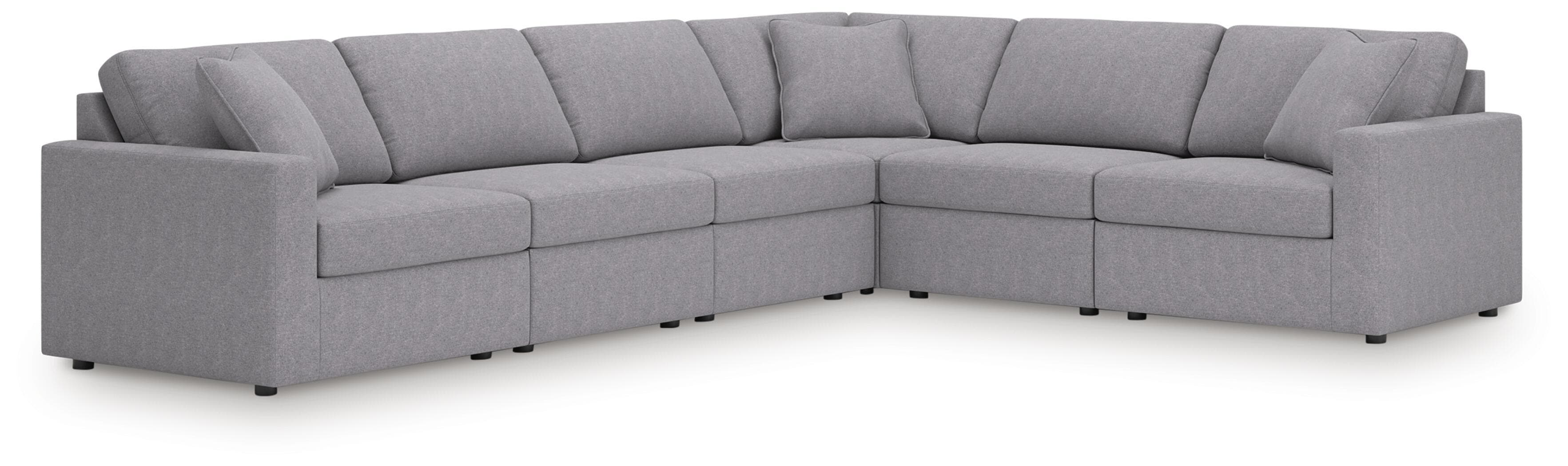6-Piece Sectional With Laf Corner Chair And Raf Corner Chair