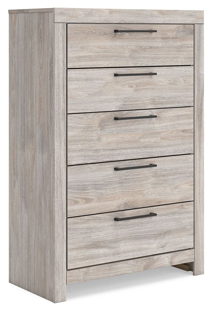 Broachmyn - Five Drawer Chest - Gray