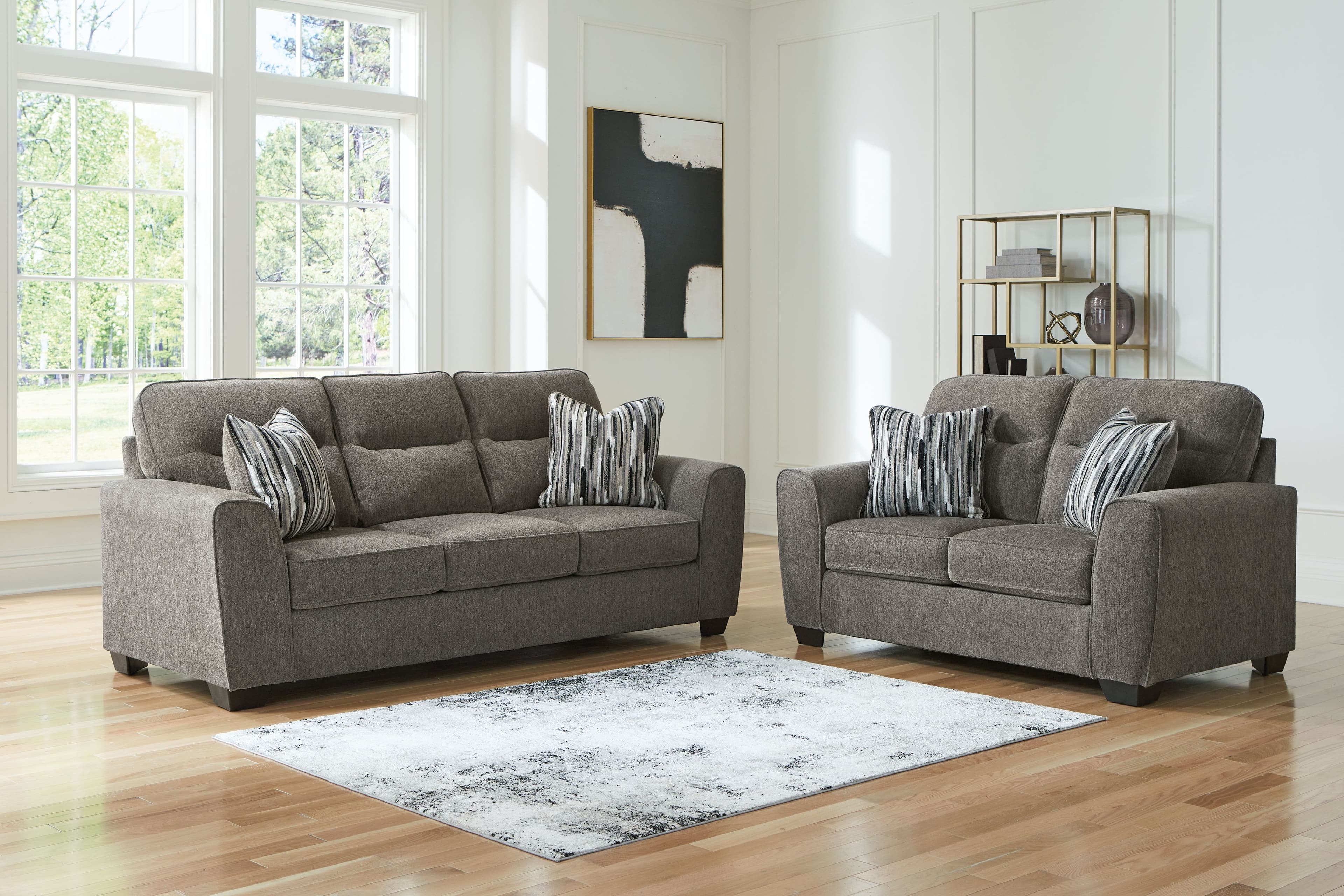 2 Pc. · Sofa, Loveseat · Graphite