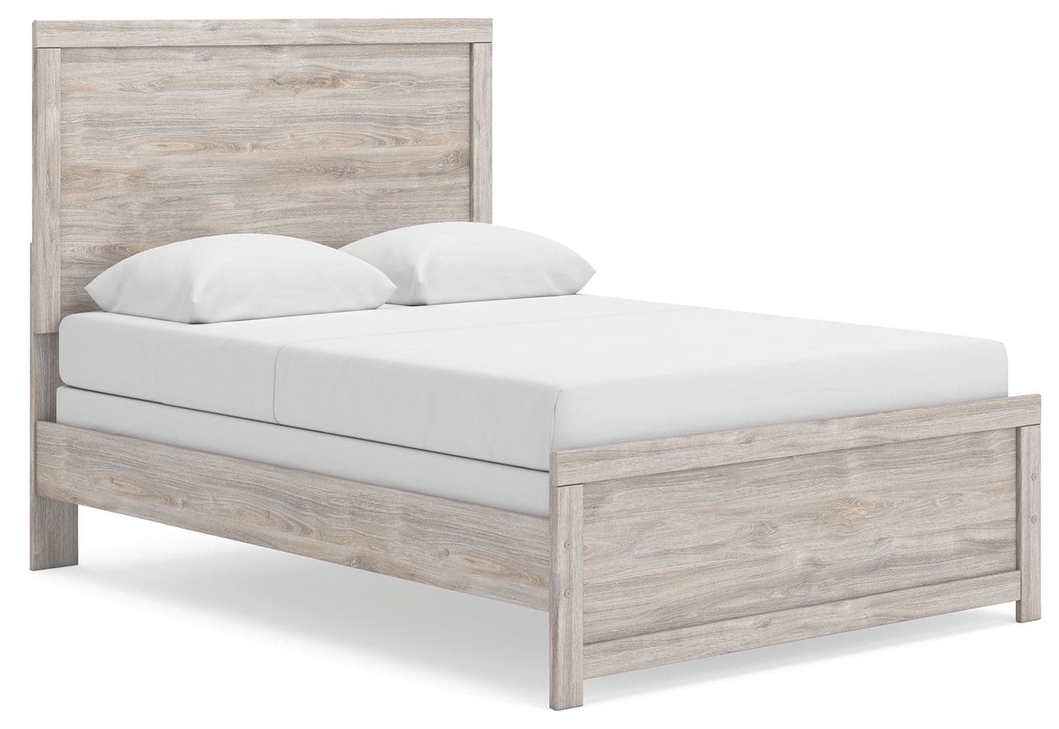 Full Panel Bed · Gray