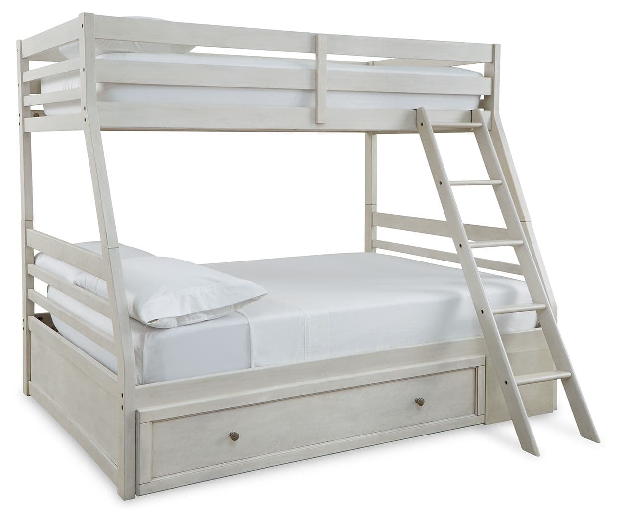 Twin Over Full Bunk Bed With Storage