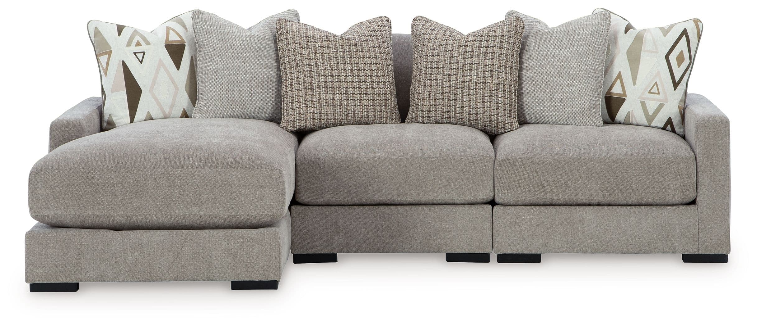 3-Piece Sofa Sectional With LAF Corner Chaise