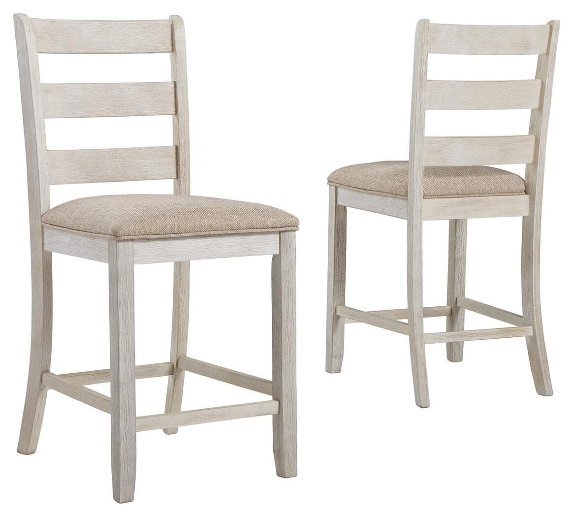 Skempton - Upholstered Barstool (Set of 2) - White