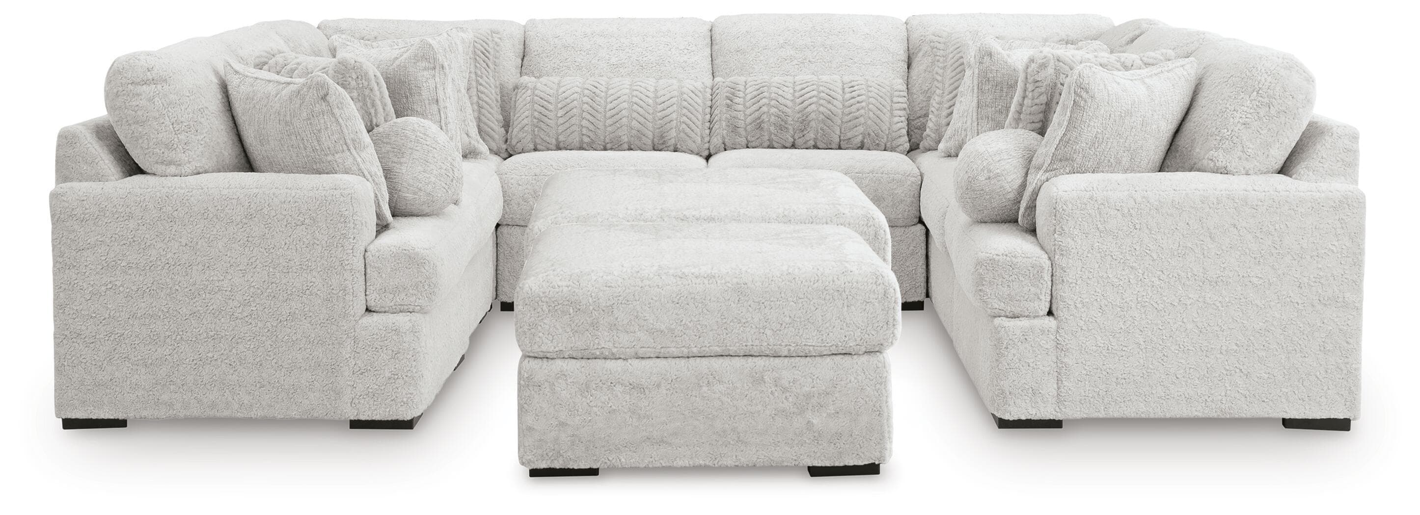 10-Piece Sectional With 2 Oversized Ottomans