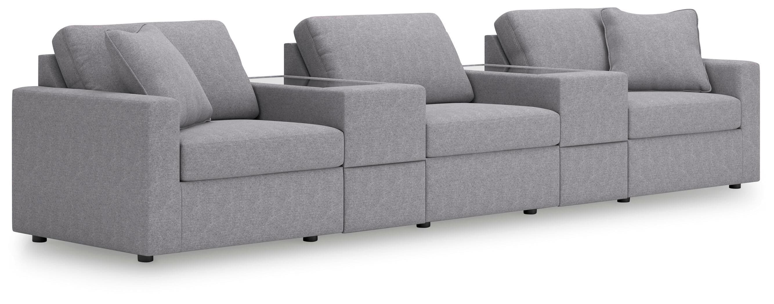 5-Piece Sectional With Storage Consoles