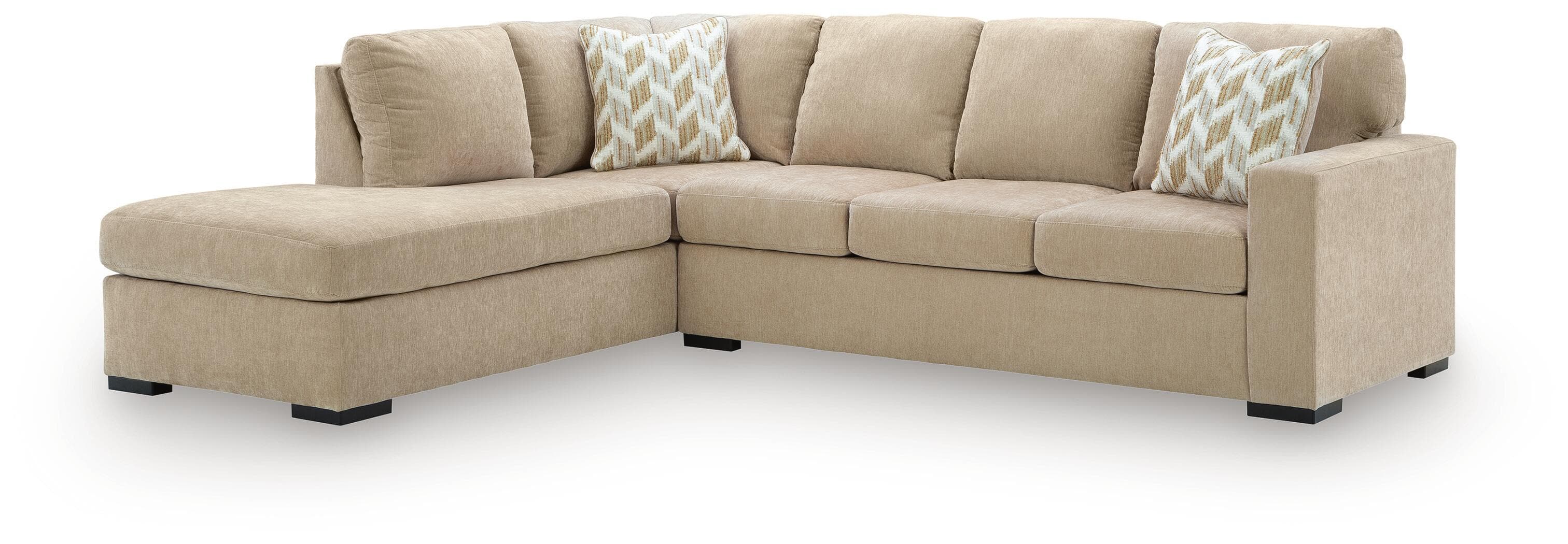 Bridgepoint - 2-Piece Sleeper Sectional With LAF Corner Chaise - Almond