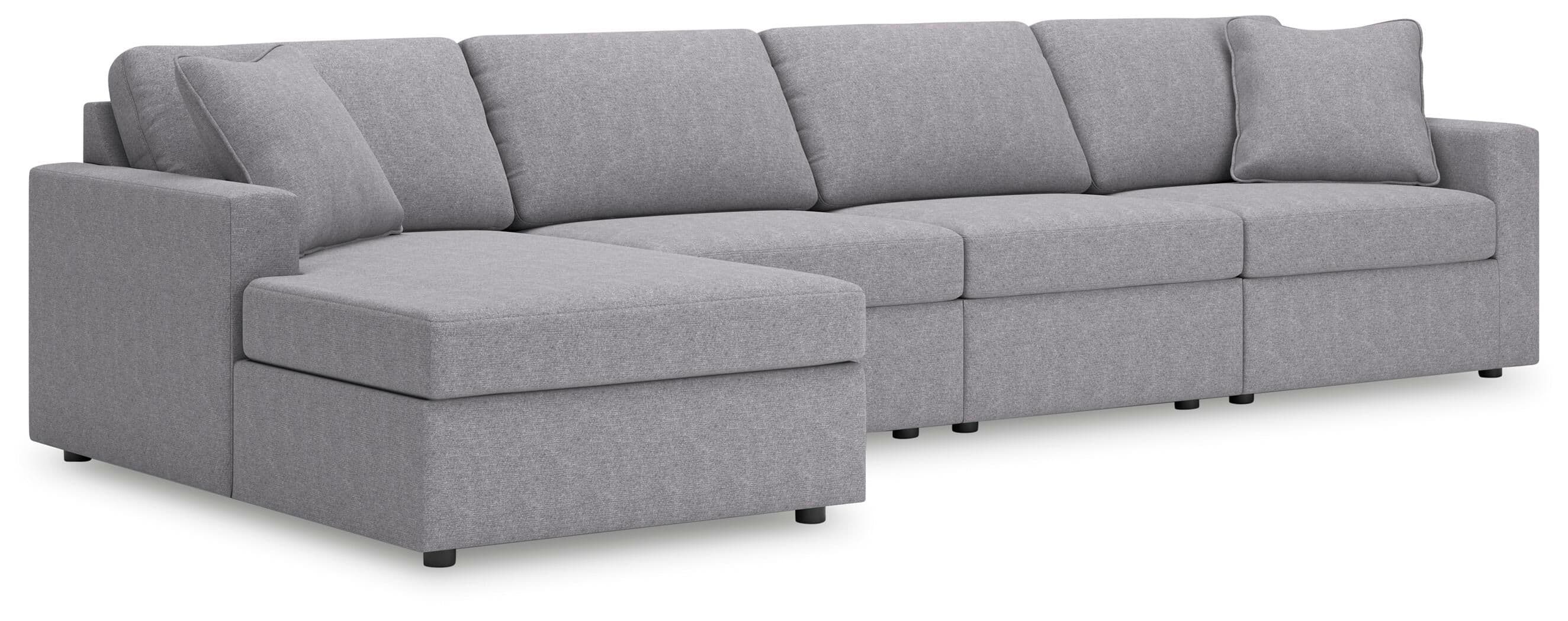 4-Piece Sectional With Laf Corner Chaise