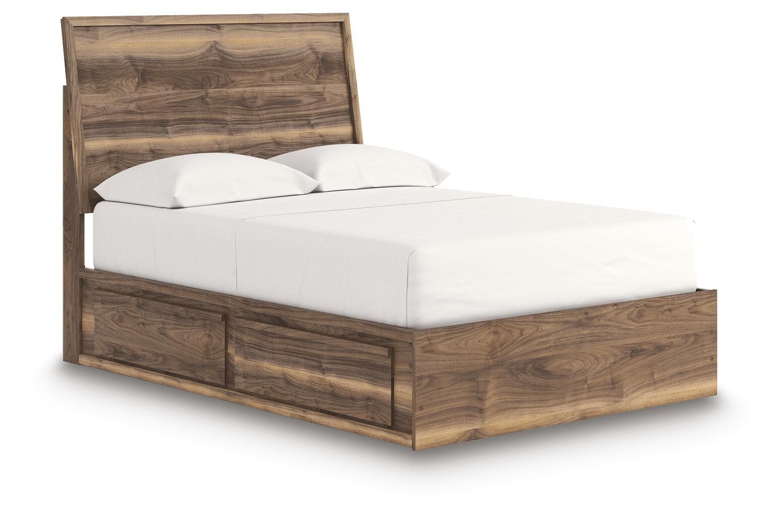 Full Panel Bed With Storage