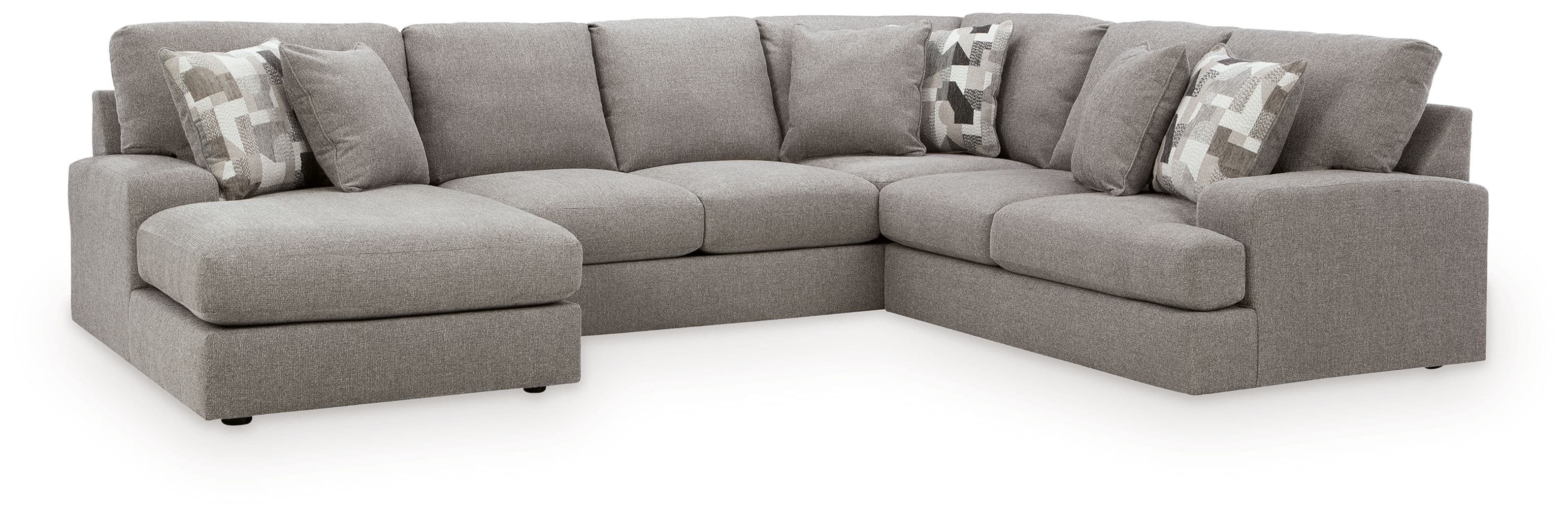 3-Piece Sectional With LAF Corner Chaise