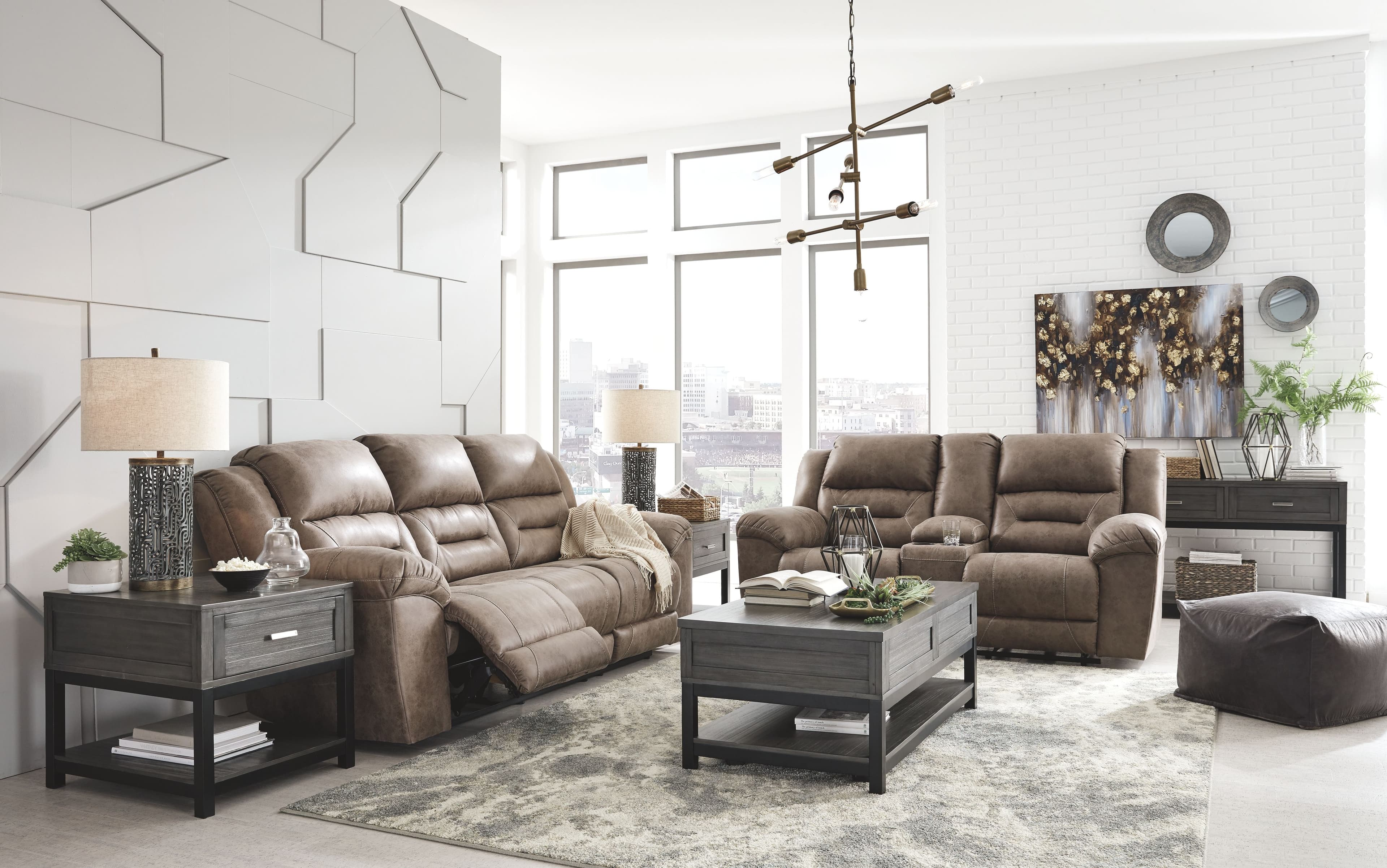 2 Pc. · Power Sofa, Loveseat · Fossil