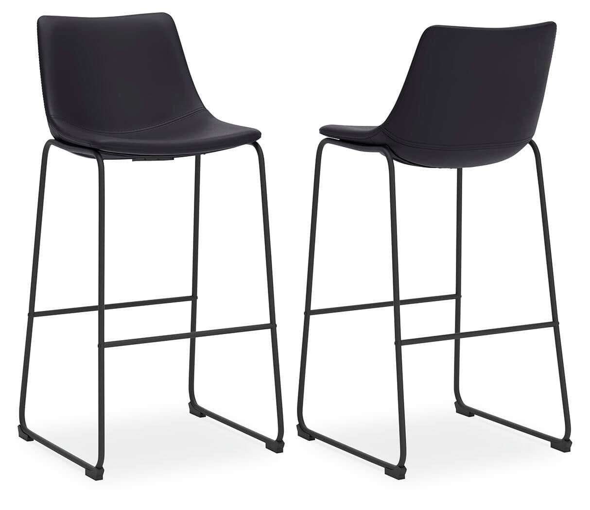 Tall UPH Barstool (Set of 2) · Black