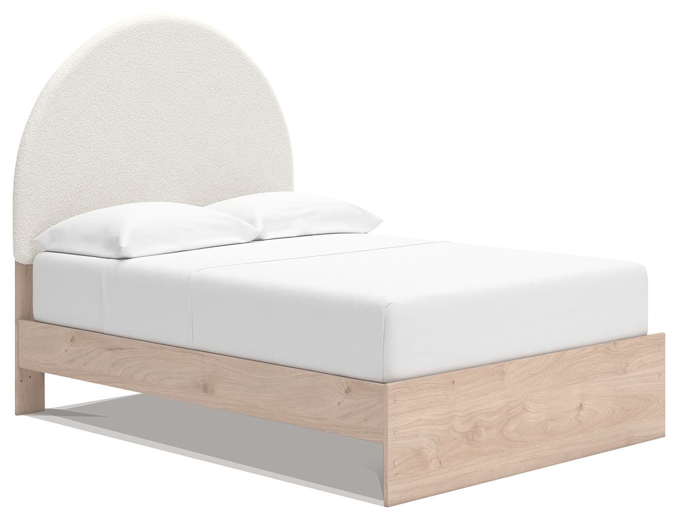 Full Upholstered Panel Bed