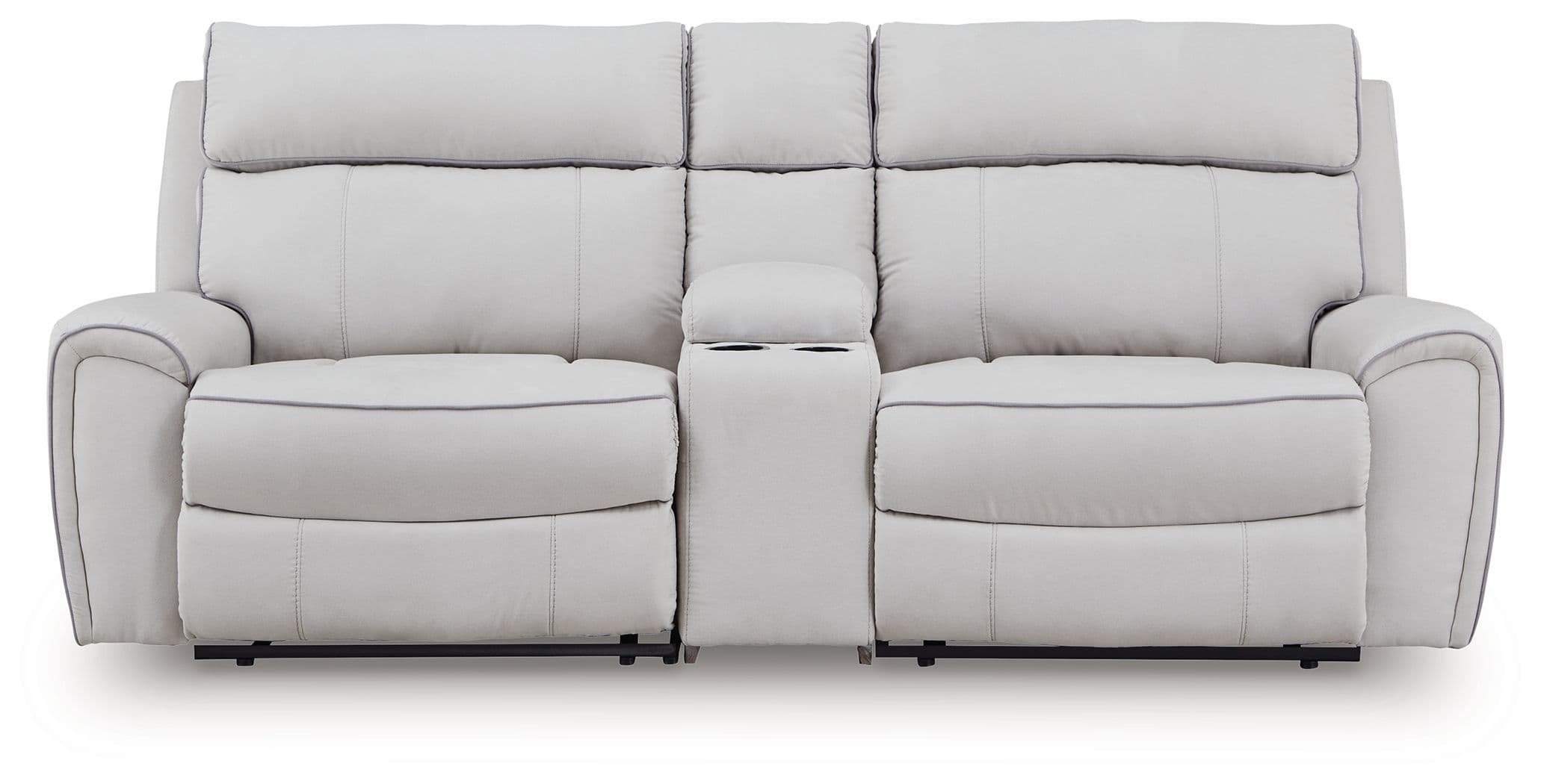 3-Piece Power Reclining Sectional With Storage Console
