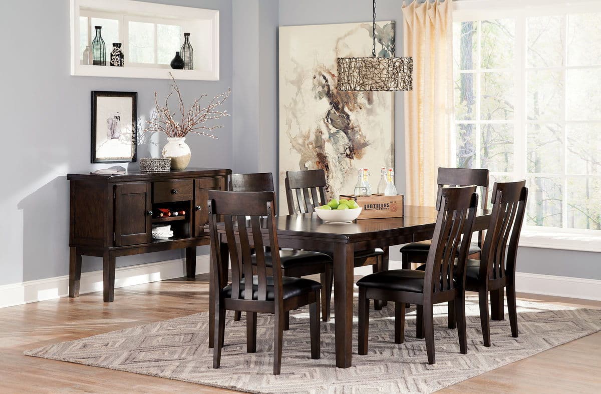 7 Pc. · Extension Table, 6 Side Chairs