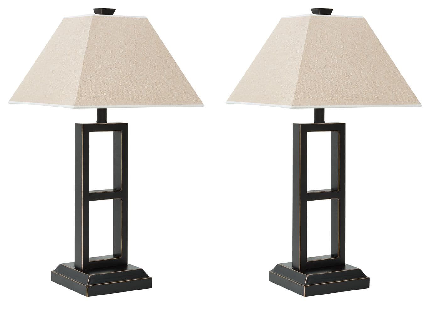 Deidra - Metal Table Lamp (Set of 2) - Black
