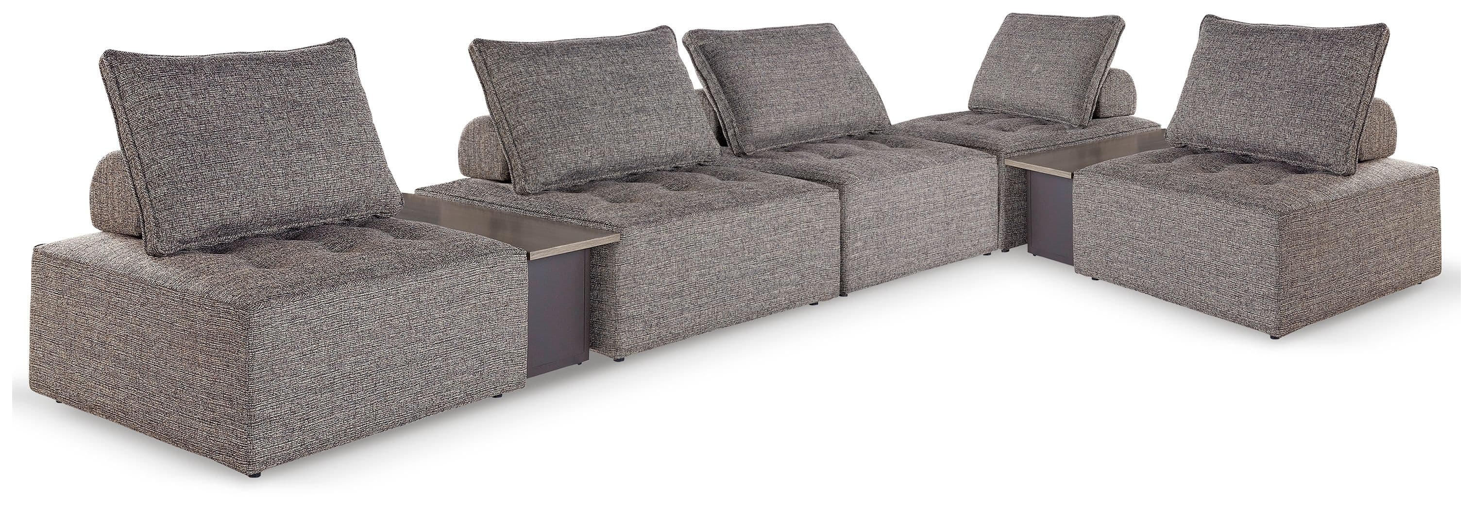 7-Piece Outdoor Modular Seating With 2 End Tables