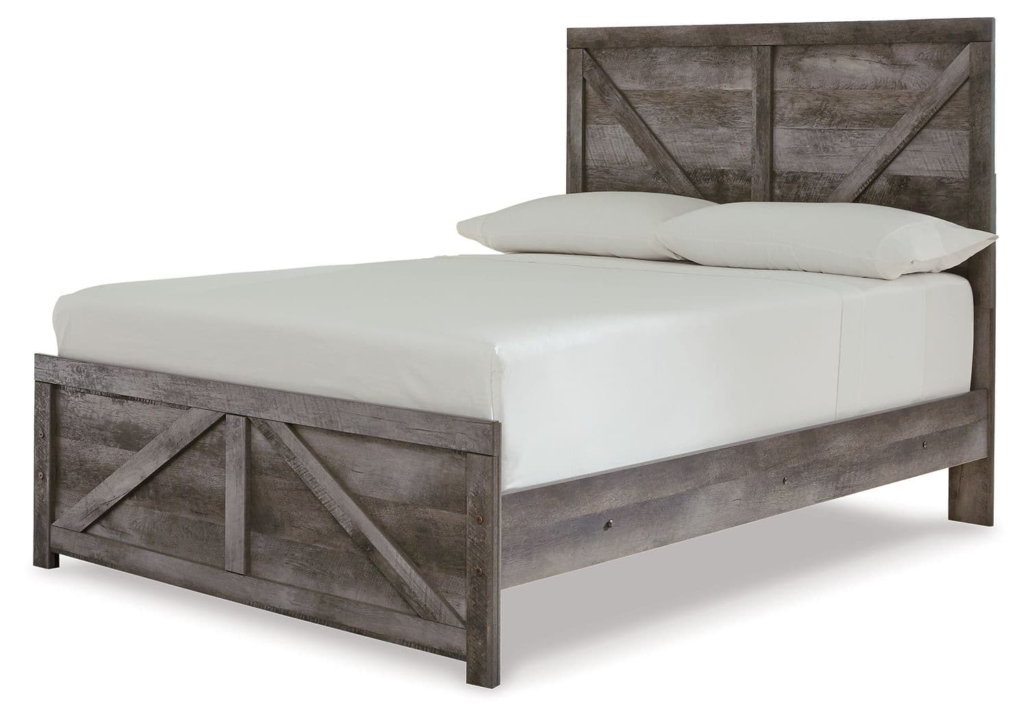 Full Crossbuck Panel Bed