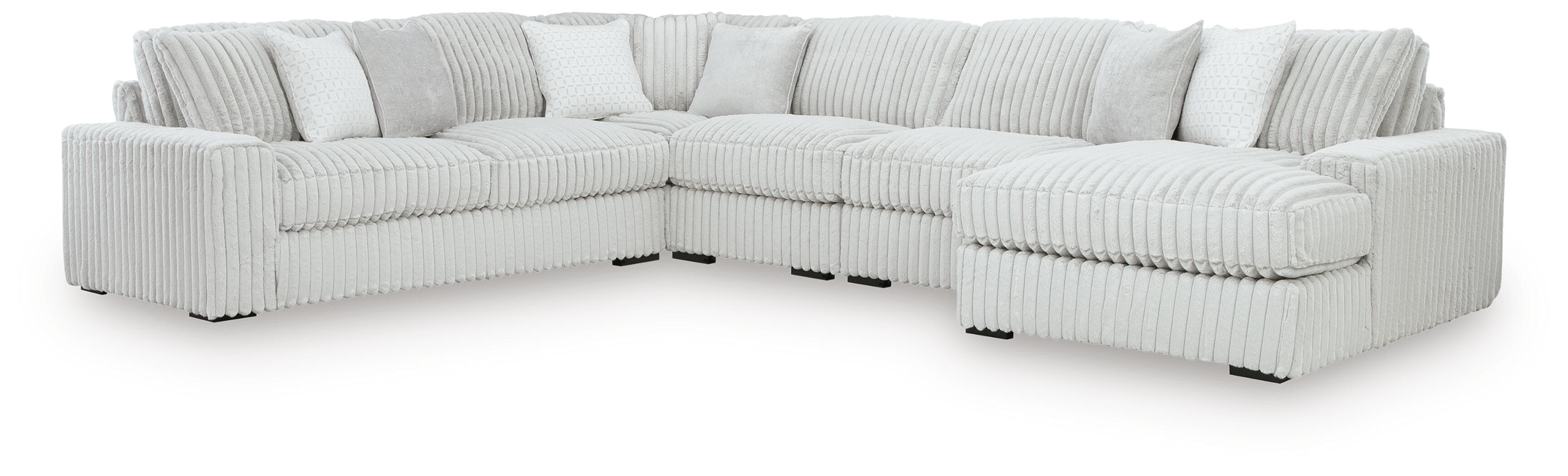 5-Piece Sectional With RAF Corner Chaise