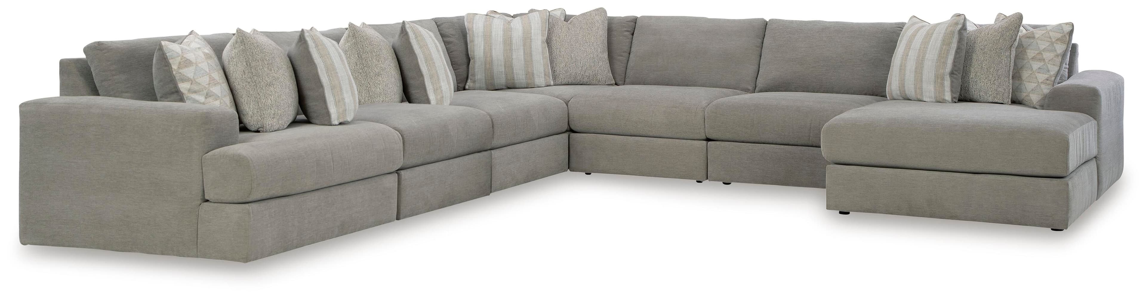 7-Piece Sectional With Raf Corner Chaise