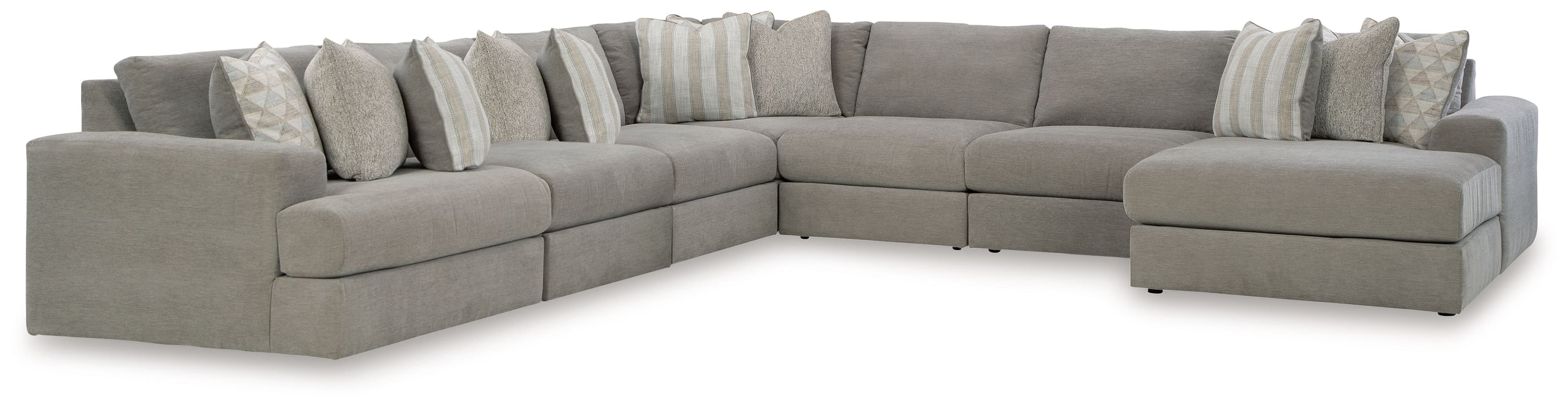 7-Piece Sectional With Raf Corner Chaise