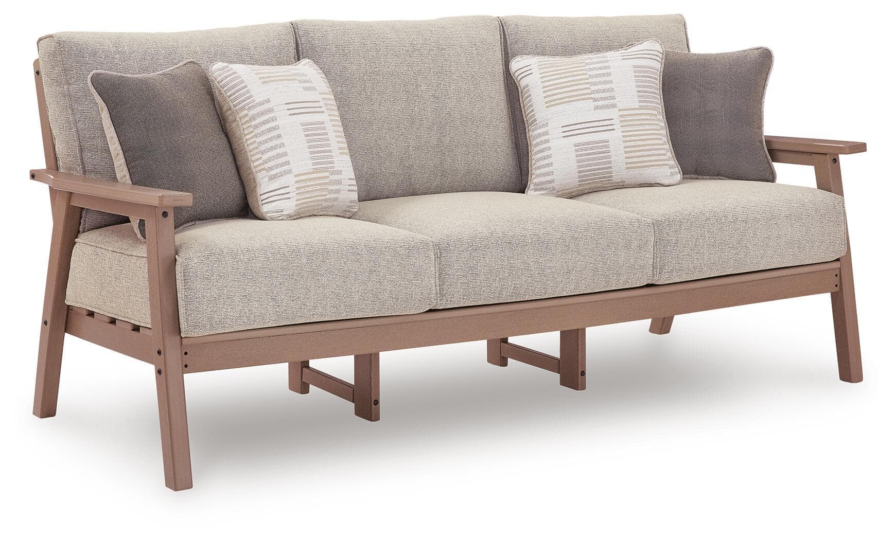 Grover Beach - Sofa With Cushion - Driftwood