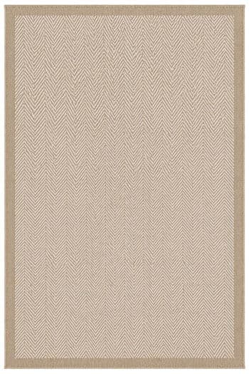 Karaden - Indoor/Outdoor 8' x 10' Rug - Brown / White