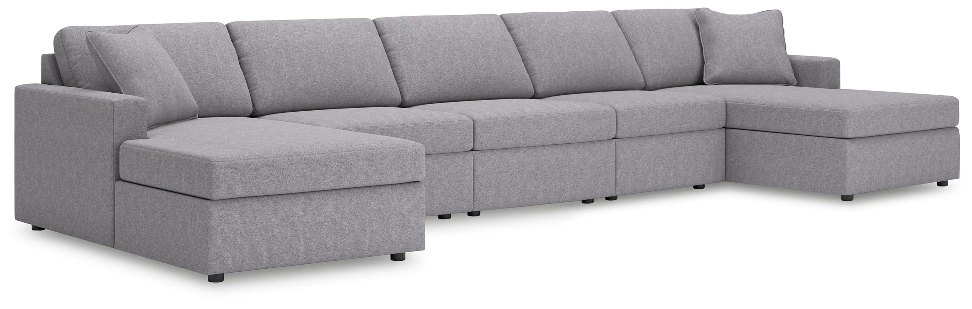 5-Piece Double Chaise Sectional