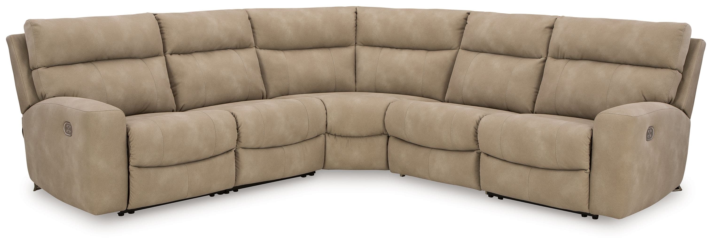 5-Piece Power Reclining Sectional · Sand