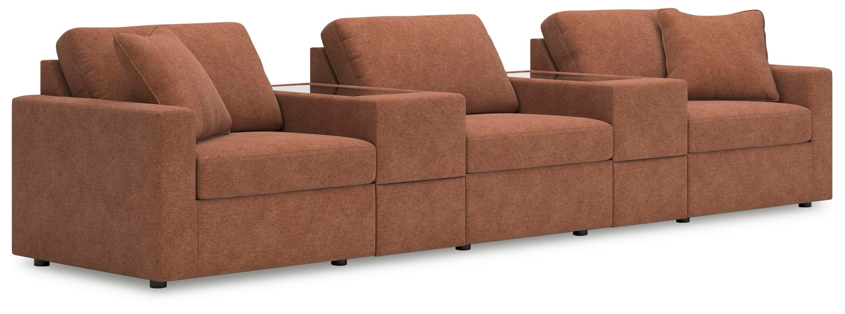 5-Piece Sectional With Storage Consoles
