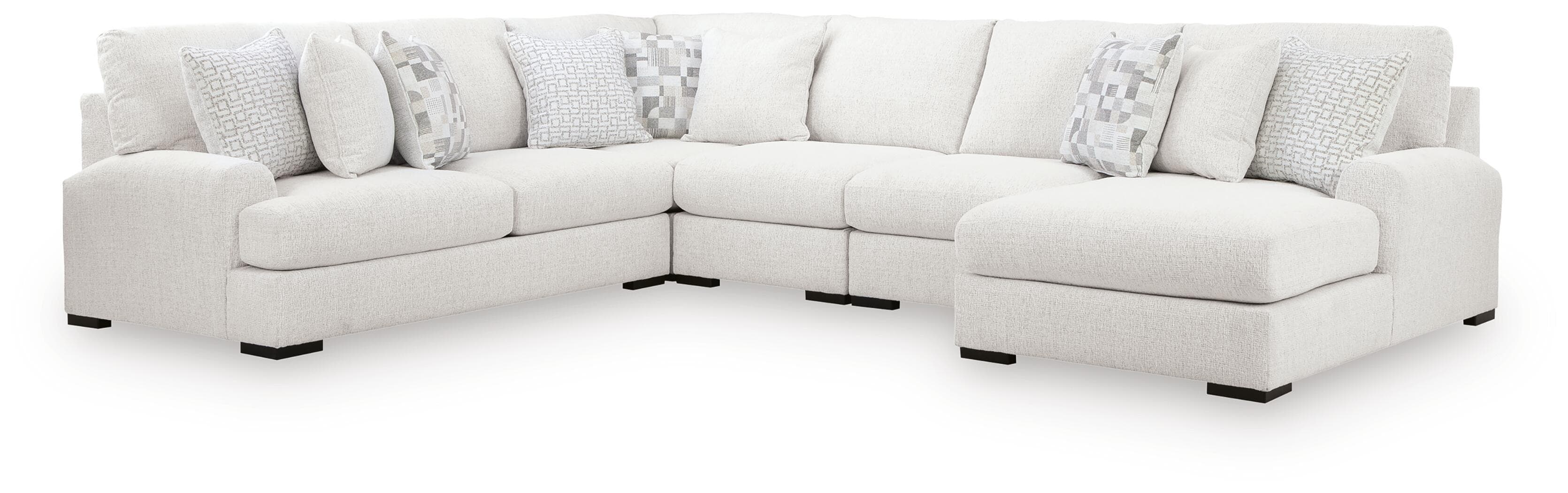 5-Piece Sectional With RAF Corner Chaise