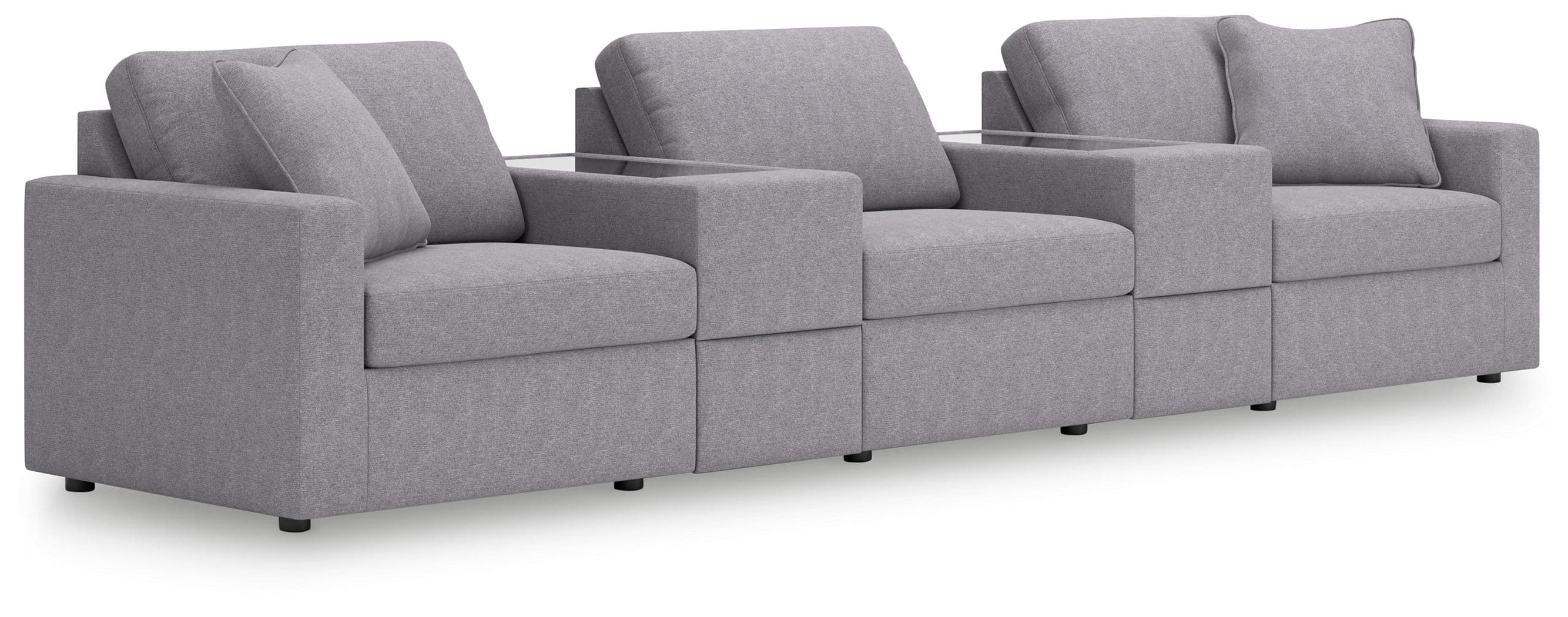 5-Piece Sectional With Storage Consoles