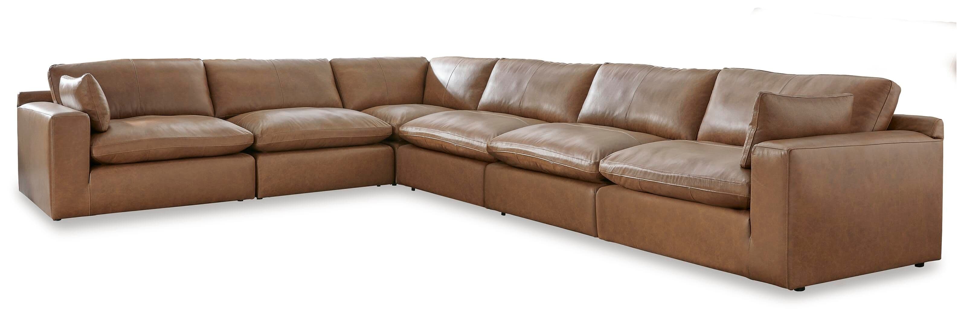6-Piece Sectional · Caramel