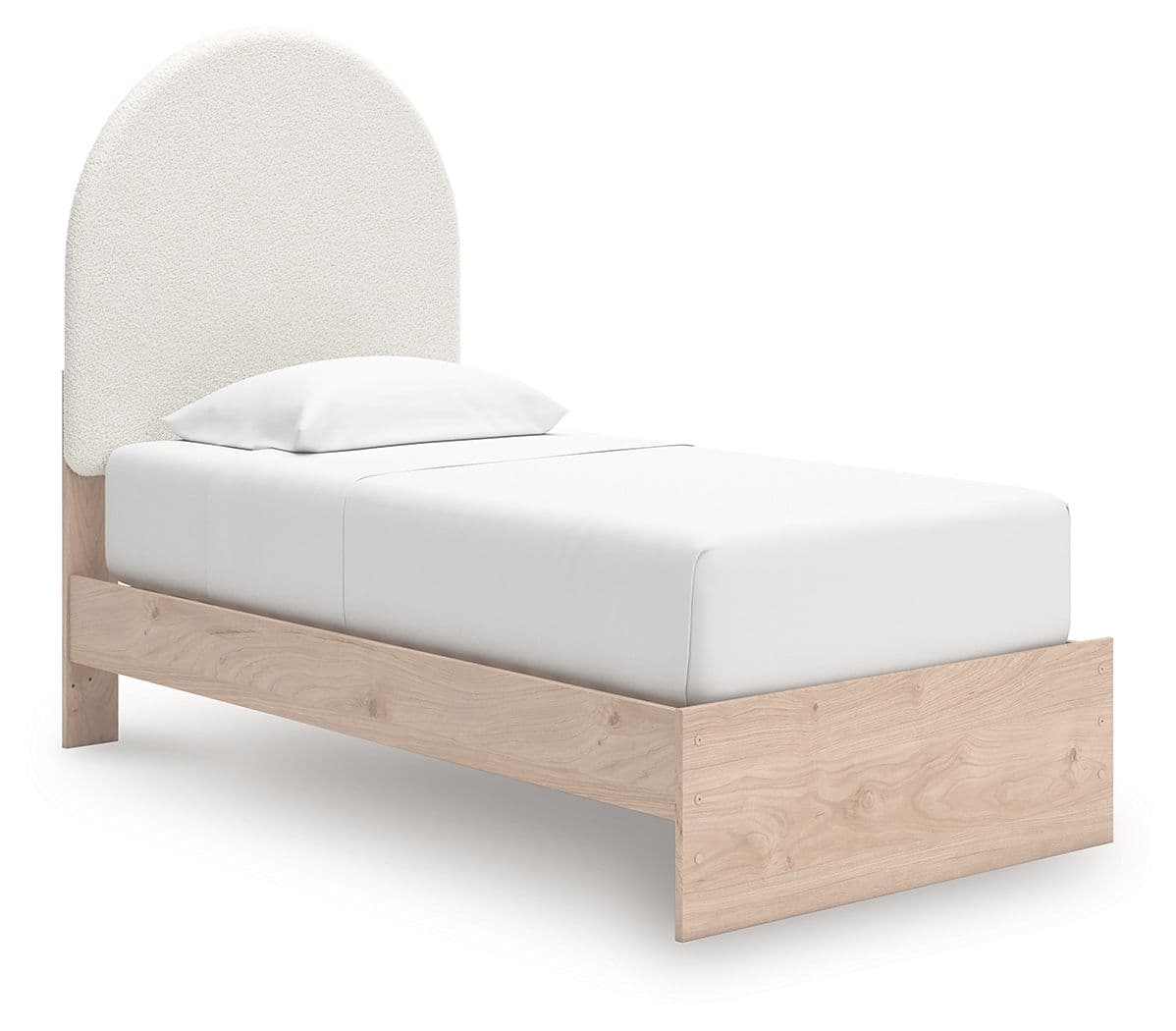 Twin Upholstered Panel Bed