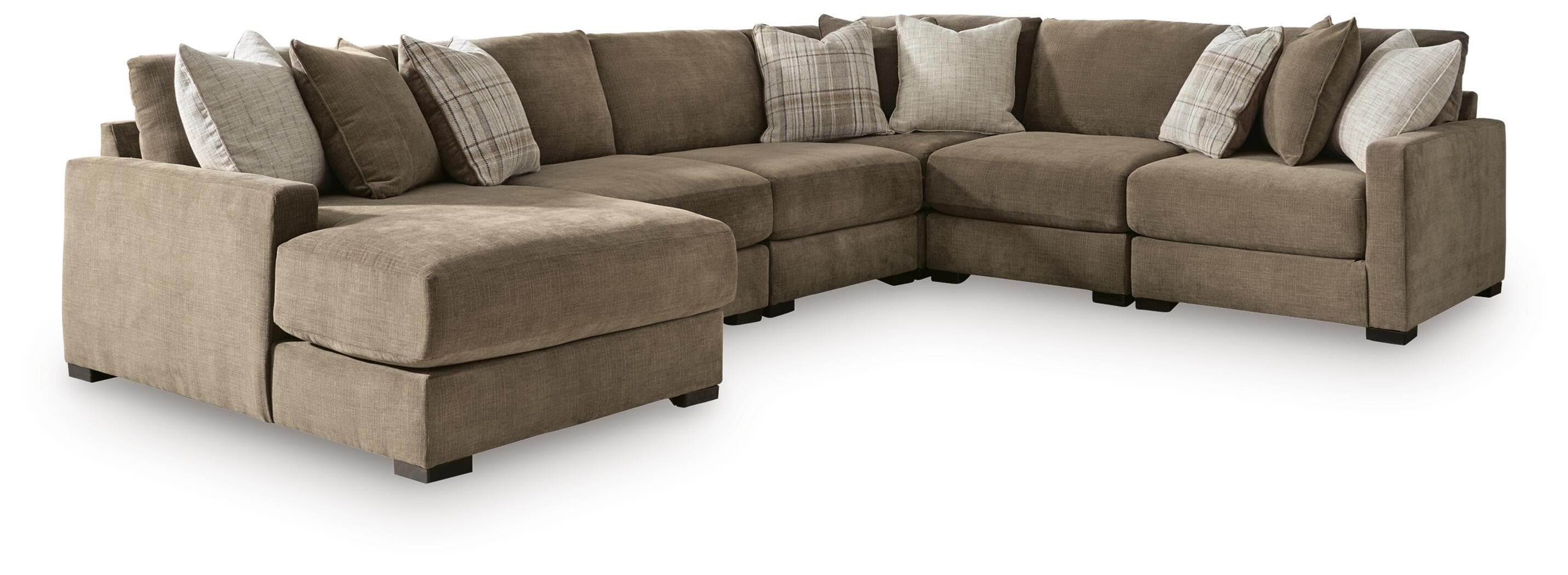 6-Piece Sectional With LAF Corner Chaise