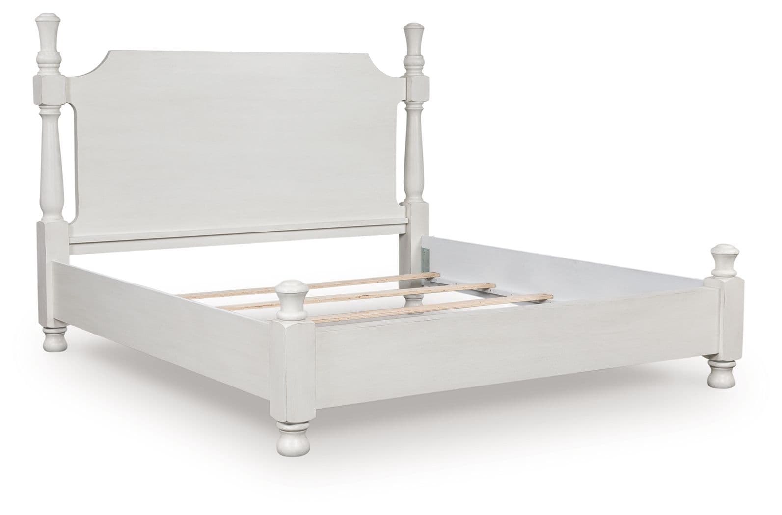 Rowlenstown - Queen Poster Bed - Antique White