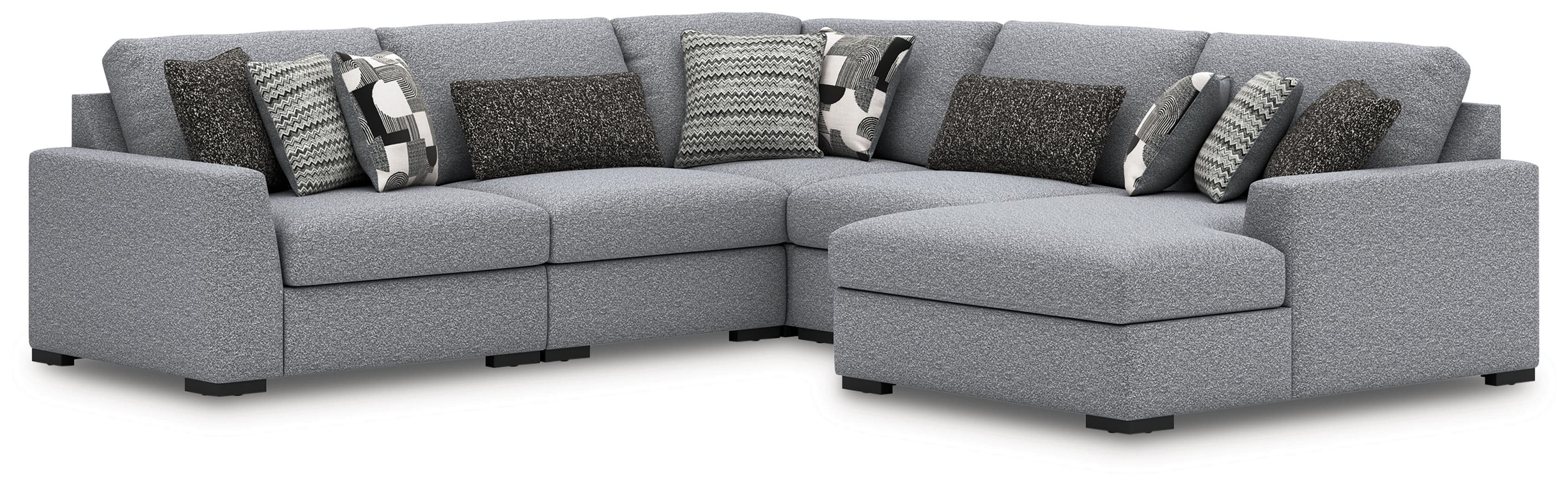 5-Piece Sectional With RAF Corner Chaise