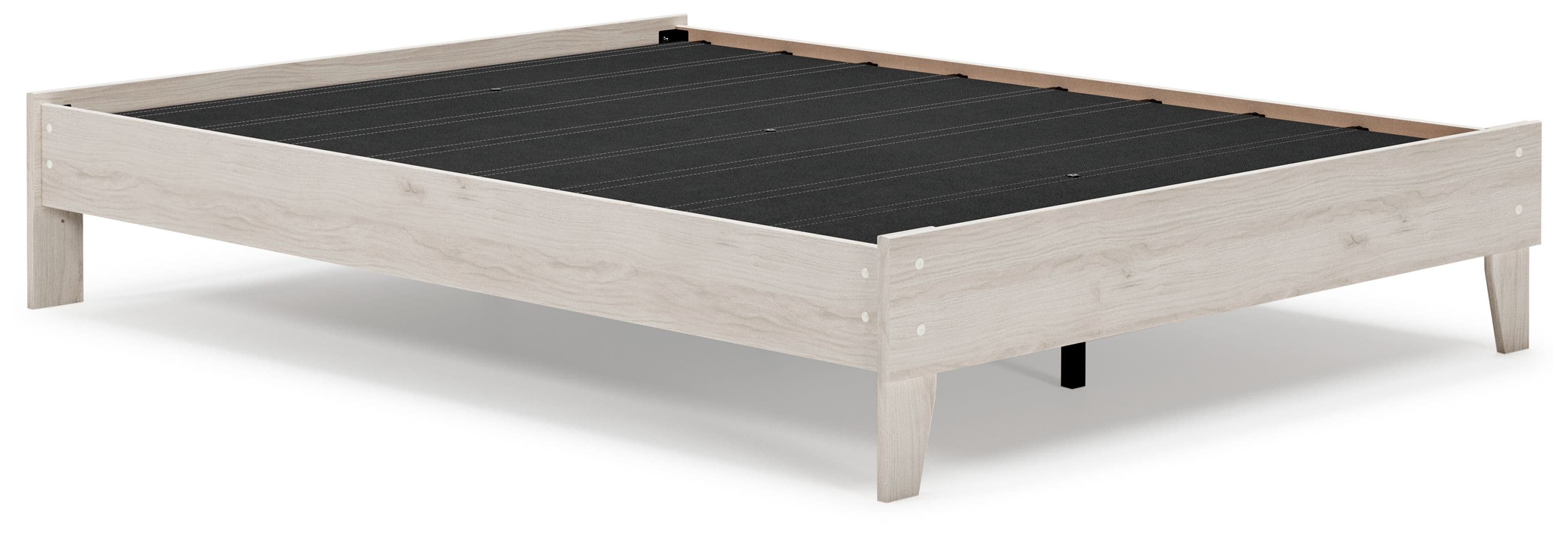 Queen Platform Bed · Light Natural