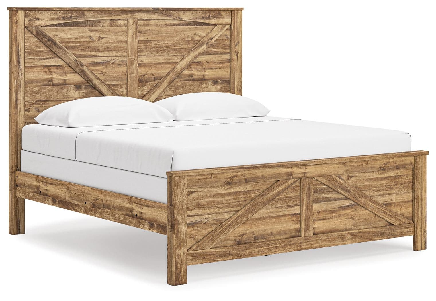 King Crossbuck Panel Bed