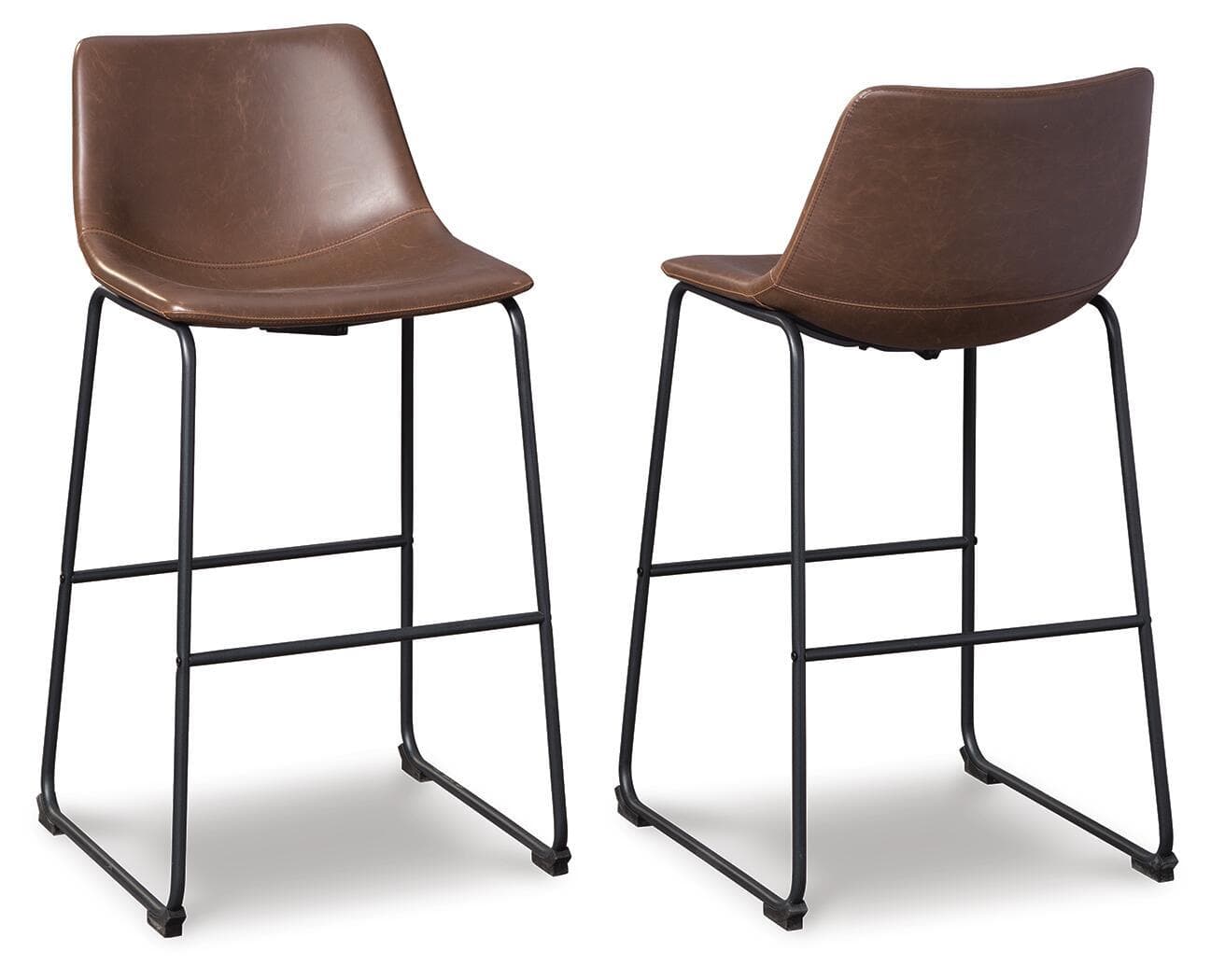Tall UPH Barstool (Set of 2) · Brown