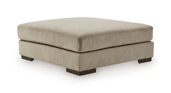 Linenhause - Oversized Accent Ottoman - Dune