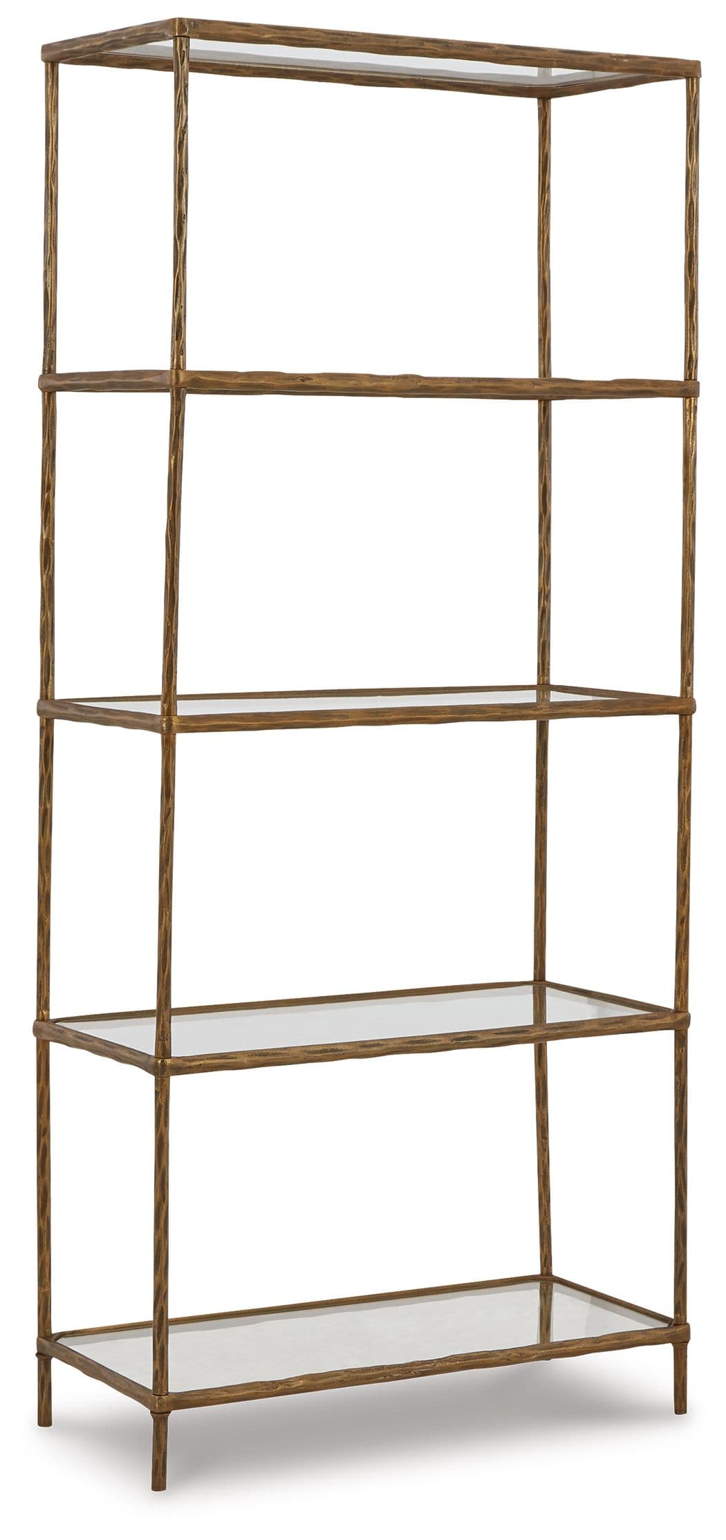 Ryandale - Bookcase - Antique Brass Finish