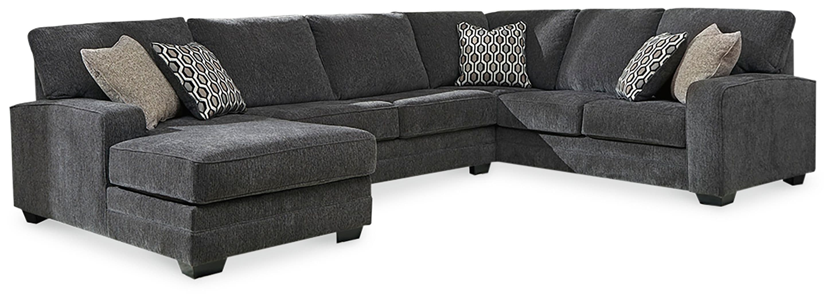 Left Arm Facing Corner Chaise 3 Pc Sectional