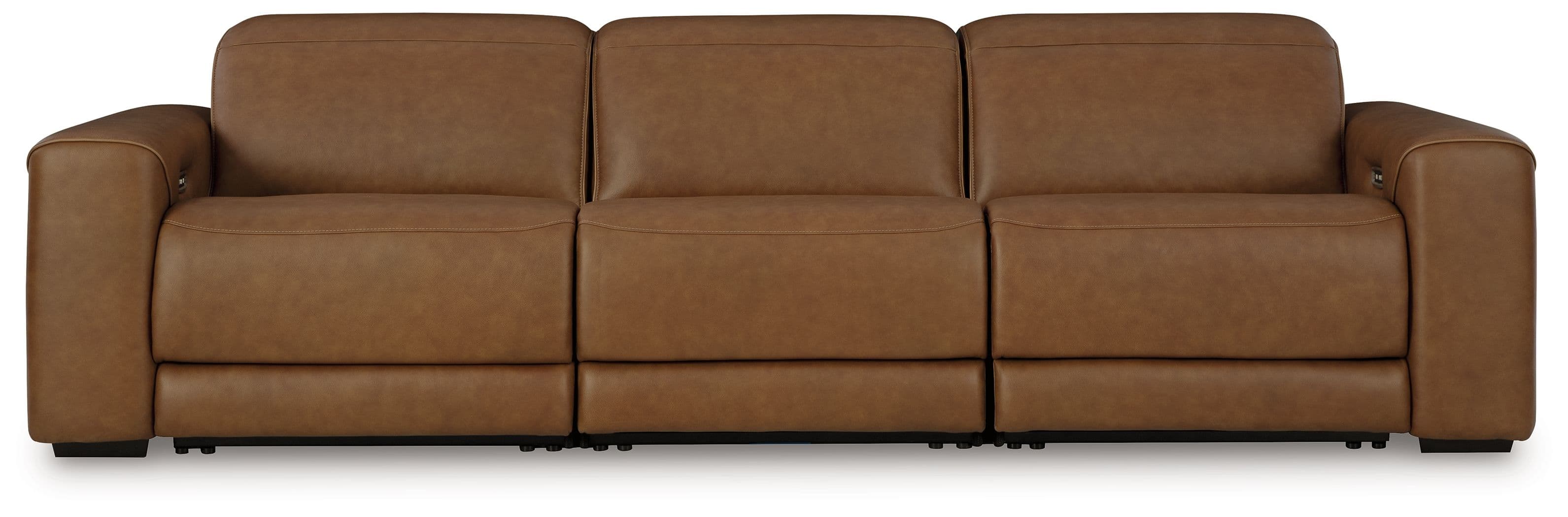 3-Piece Power Reclining Sectional Sofa With Armless Chair With Manual Headrest