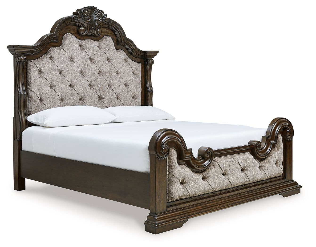 California King Upholstered Bed